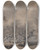 Triptych art skateboard deck of Follower Of Dirk Langendijk A Battle Between Cavalrymen And Infantry by Follower Of Dirk Langendijk (1748-1805)