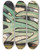 Triptych art skateboard deck of Arthur Dove Silver Ball Barge And Trees by Arthur Dove (1880-1946)