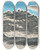Triptych art skateboard deck of Karl Wiener Naturstudie Xix by Karl Wiener (1901-1949)