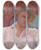 Triptych art skateboard deck of Pierre Bonnard Jeune Femme Rvant Dans Un Fauteuil Harmonie Rose by Pierre Bonnard (1867-1947)