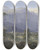 Triptych art skateboard deck of Jeanantoine Linck Vue De La Ville De St Jeoire 5 Lieus De Genve Et Des Montagnes De Machily Et Fausigny by Jean-Antoine Linck (1766-1843)