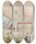 Triptych art skateboard deck of Nicholas Chevalier Sketch Of The Performance Played On Board Hms Galatea Looking Towards The Stage by Nicholas Chevalier (1828-1902)