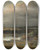 Triptych art skateboard deck of Philips Koninck Wide River Landscape by Philips Koninck (1619-1688)