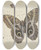 Triptych art skateboard deck of Herman Henstenburgh Ein Groer Brauner Schmetterling Zwei Kleine Und Ein Insekt by Herman Henstenburgh (1667-1726)