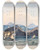 Triptych art skateboard deck of Charles Hamilton Smith Porto Da Ilha St Michaels Azores by Charles Hamilton Smith (1776-1859)