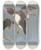 Triptych art skateboard deck of John James Audubon Goldeneye Duck Fuligula Clangula by John James Audubon (1785-1851)