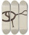 Triptych art skateboard deck of Luther D Wenrich Trivet by Luther D Wenrich