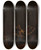 Triptych art skateboard deck of Leonaert Bramer Pashur Smiting Jeremiah In The Temple by Leonaert Bramer (1596-1674)