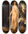 Triptych art skateboard deck of Gustav Klimt Fabel by Gustav Klimt (1862-1918)