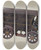 Triptych art skateboard deck of Chris Makrenos Ambulance Carriage Toy by Chris Makrenos (20-)