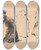 Triptych art skateboard deck of Thodule Ribot Cats by Theodule Ribot (1823-1891)