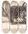 Triptych art skateboard deck of Oluf Hartmann Karnevalsscene Samt Studie Til Diogenes by Oluf Hartmann (1879-1910)