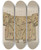 Triptych art skateboard deck of Richard Taylor Childs Waist by Richard Taylor