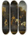 Triptych art skateboard deck of Gerrit Adriaensz Berckheyde Cavaliers On Horseback Resting Outside An Inn With A Courtyard Beyond by Gerrit Adriaensz Berckheyde (1638-1698)