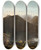 Triptych art skateboard deck of Thomas Cole Sunrise In The Catskills by Thomas Cole (1801-1848)