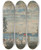 Triptych art skateboard deck of Maurice Prendergast Figures On A Beach by Maurice Prendergast (1858-1924)