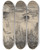 Triptych art skateboard deck of French School Three Figures Seated In A Meadow Seen From The Back by French School (16-19-)