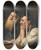 Triptych art skateboard deck of Thomas Benjamin Kennington Rare Old Stingo by Thomas Benjamin Kennington (1856-1916)