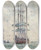 Triptych art skateboard deck of Henry Scott Tuke Windjammers In The Carrick Roads by Henry Scott Tuke (1858-1929)