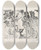 Triptych art skateboard deck of Lovis Corinth Gastmahl Des Trimalchio 12 by Lovis Corinth (1858-1925)