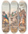 Triptych art skateboard deck of Henry Thomas Alken Shooting Or One Days Sport Of Three Real Good Ones_5 by Henry Thomas Alken (1785-1851)