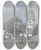 Triptych art skateboard deck of James Duffield Harding Minster by James Duffield Harding (1798-1863)
