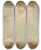Triptych art skateboard deck of Julesedmondcharles Lachaise Design For A Ceiling Painted With Putti In Clouds With Roses by Jules-Edmond-Charles Lachaise (1897)