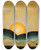 Triptych art skateboard deck of Arthur Dove Northport Harbor by Arthur Dove (1880-1946)