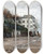 Triptych art skateboard deck of Hugo Birger Rue Gabrielle Paris by Hugo Birger (1854-1887)