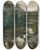 Triptych art skateboard deck of Marie Egner Waldwasser Mit Brcke by Marie Egner (1850-1940)