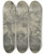 Triptych art skateboard deck of Giulio Cesare Procaccini Ceiling Studies Of A Prophet And A Putto Seen From Below by Giulio Cesare Procaccini (1574-1625)