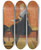Triptych art skateboard deck of Walter Crane Violet And Lily The Daughters Of Edmund Routledge by Walter Crane (1845-1915)