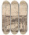 Triptych art skateboard deck of James Ensor Roofs At Ostend by James Ensor (1860-1949)