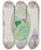 Triptych art skateboard deck of Heinrich Lefler Boy And Girl by Heinrich Lefler (1863-1919)