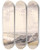 Triptych art skateboard deck of Charles Hamilton Smith Bright Extremity Of The Lines Of Lisbon At Alhandra On The Tagus by Charles Hamilton Smith (1776-1859)
