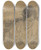 Triptych art skateboard deck of James Ensor De Briefschrijfster Ensors Zuster by James Ensor (1860-1949)