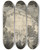 Triptych art skateboard deck of Johann Ferdinand Von Hohenberg Architectural Fantasy by Johann Ferdinand Von Hohenberg (1732-1816)