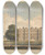Triptych art skateboard deck of John Buckler South View Of Longleat Wiltshire The Seat Of The Marquis Of Bath by John Buckler (1770-1851)