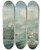 Triptych art skateboard deck of Nicholas Pocock British Menofwar In A Fresh Breeze by Nicholas Pocock (1740-1821)