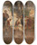 Triptych art skateboard deck of Julius Von Blaas Auf Der Heimfahrt by Julius Von Blaas (1845-1923)
