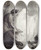 Triptych art skateboard deck of William Sharp Saul And The Witch Of Endor by William Sharp (1749-1824)