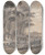 Triptych art skateboard deck of Isaac Weld American Stage Wagon by Isaac Weld (1774-1856)
