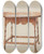 Triptych art skateboard deck of Henry Moore Table Round Top by Henry Moore (1831-1895)