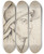 Triptych art skateboard deck of Hans Holbein The Elder Junger Mann Mit Breitrandigem Hut Und Halskette by Hans Holbein The Elder (1460-1524)
