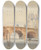 Triptych art skateboard deck of Thomas Shotter Boys The Pont Neuf by Thomas Shotter Boys (1803-1874)