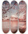 Triptych art skateboard deck of Us Information Agency Scenically Yours Tidal Basin At Cherry Blossom Time Washington Dc by U S Information Agency (1953-1999)
