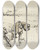 Triptych art skateboard deck of Georges Goursat Sem Rafrachissement Ltang by Georges Goursat (Sem) (1863-1934)