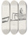 Triptych art skateboard deck of Leo Gestel Schetsblad Met Een Schip Met Een Man Aan Boord_1 by Leo Gestel (1881-1941)