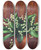 Triptych art skateboard deck of Lafayette F Cargill Lily Of The Valley by Lafayette F Cargill (20-)