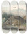 Triptych art skateboard deck of Daniel Giraud Elliot Kunalee Grouse by Daniel Giraud Elliot (1835-1915)